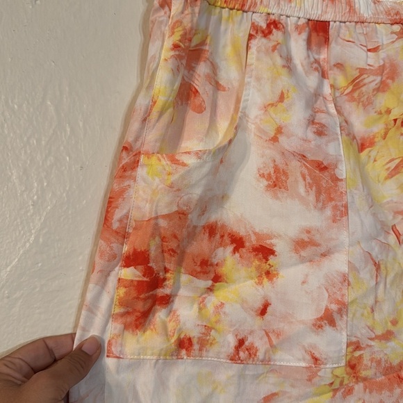 NWT Alpine Design Floral Camp 4” Shorts Pull-On Lightweight Red Yellow UPF30 XL - Picture 8 of 13